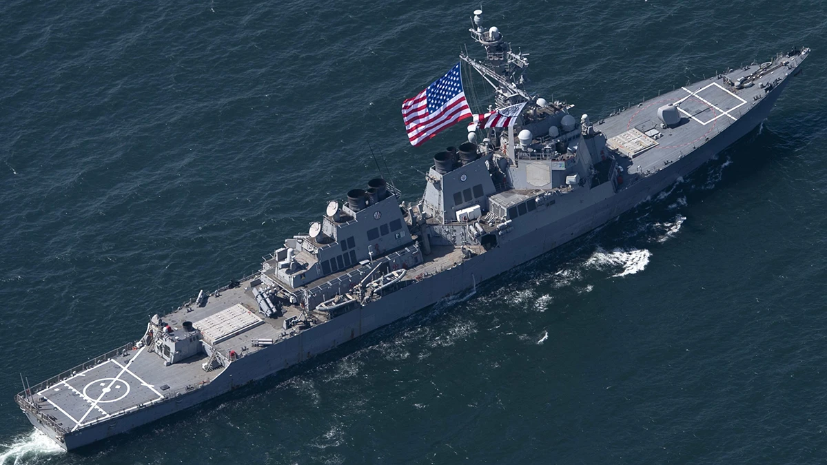 El destructor USS Carney de la US Navy. Foto: US Navy